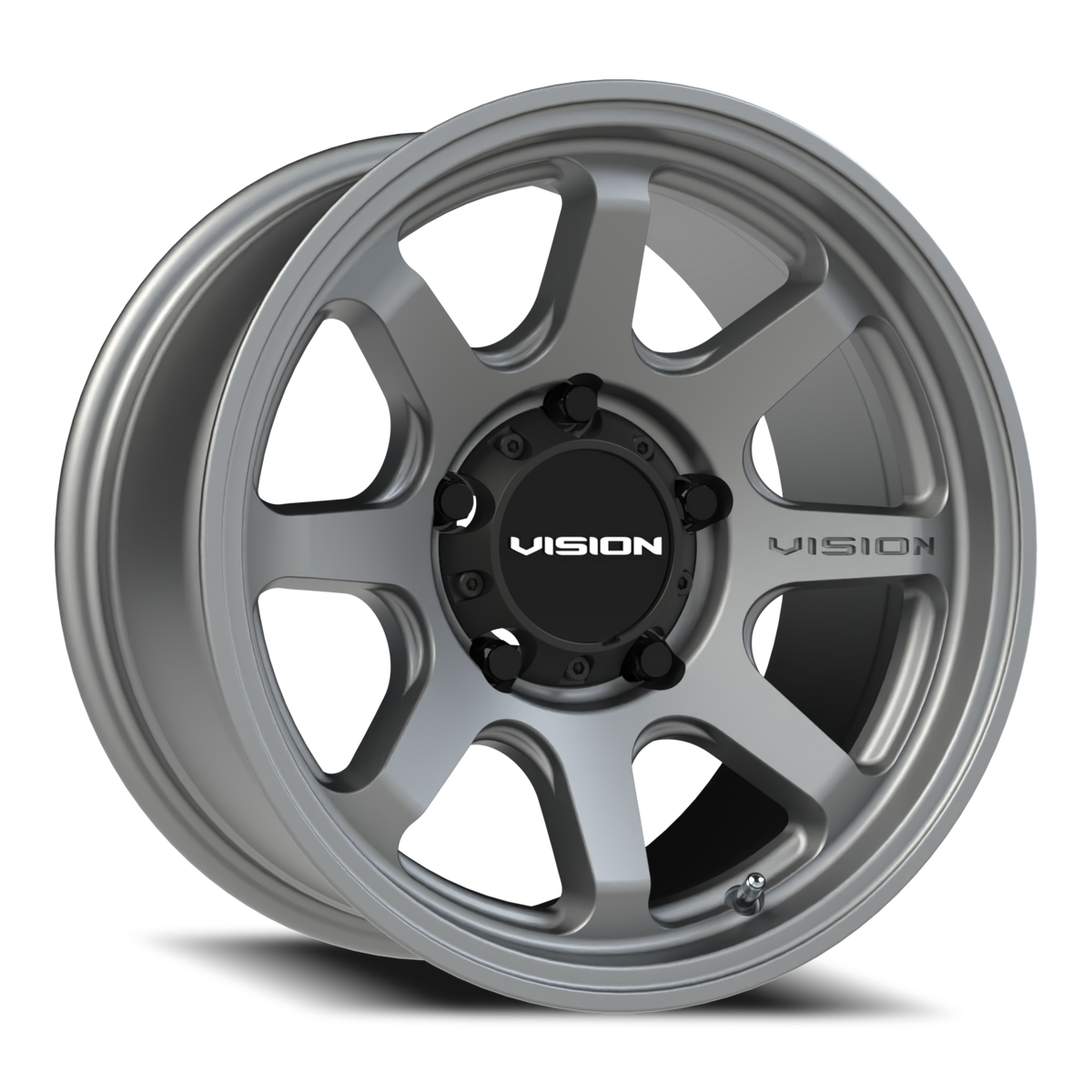 Vision Wheel 351 Satin Grey 16x8 0 5x139.7mm 110mm - Wheelwiz