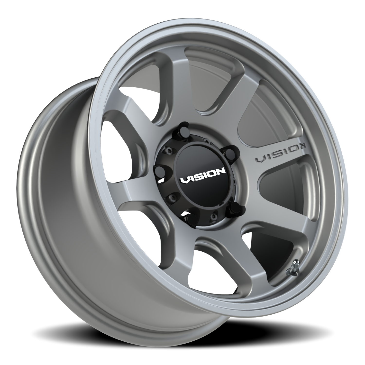 Vision Wheel 351 Satin Grey 16x8 0 5x139.7mm 110mm - Wheelwiz
