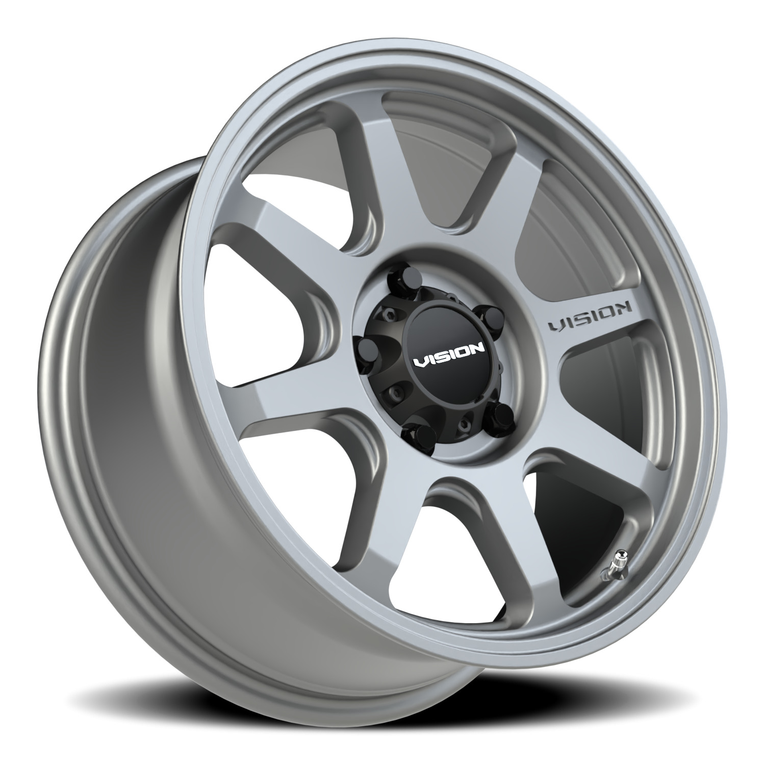 Vision Wheel 351 Satin Grey 17x8 +30 5x114.3mm 76.1mm - Wheelwiz