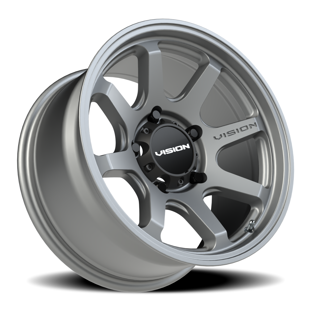 Vision Wheel 351 Satin Grey 17x9 0 5x150mm 110.2mm - Wheelwiz