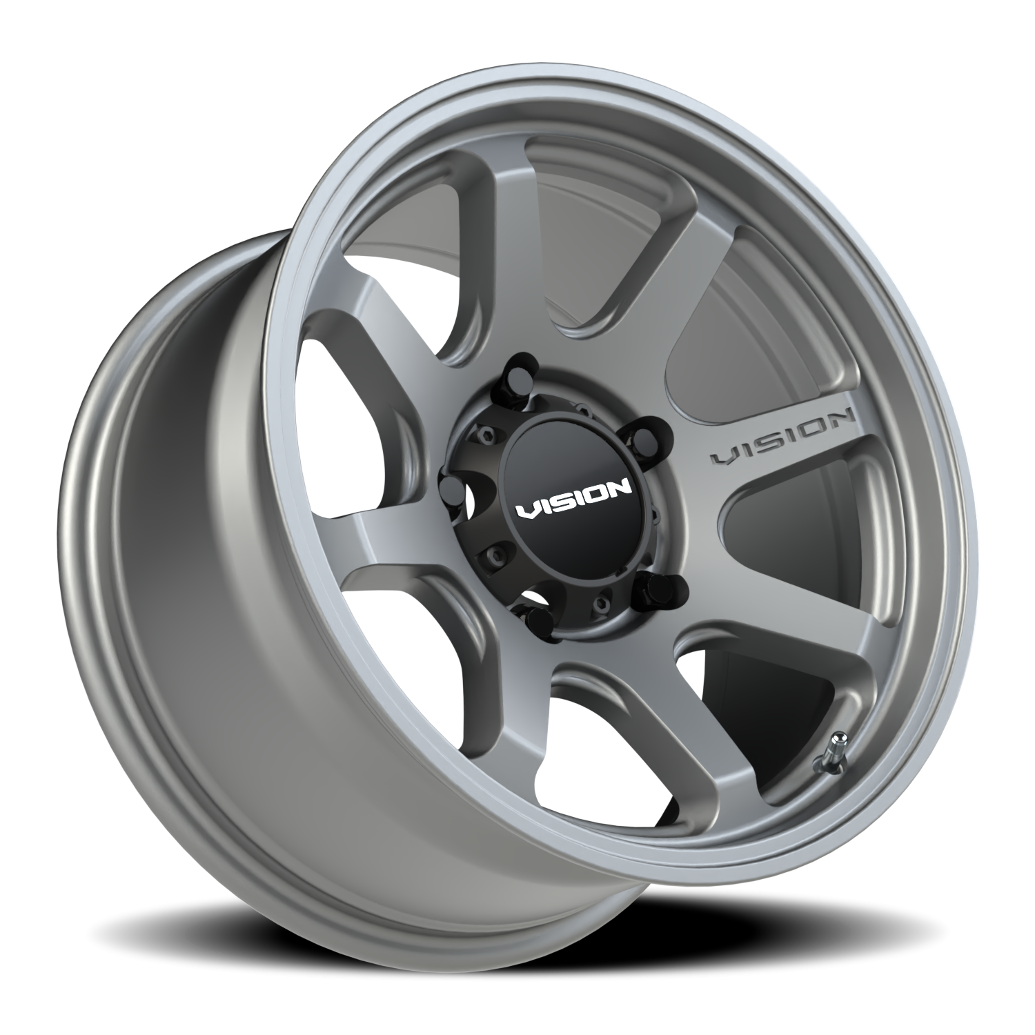 Vision Wheel 351 Satin Grey 17x9 0 5x150mm 110.2mm - Wheelwiz