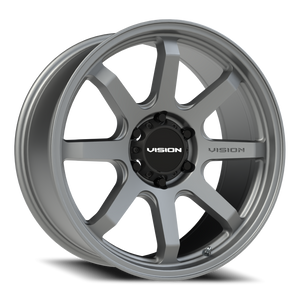 Vision Wheel 351 Satin Grey 20x9 +10 6x139.7mm 106.2mm - Wheelwiz