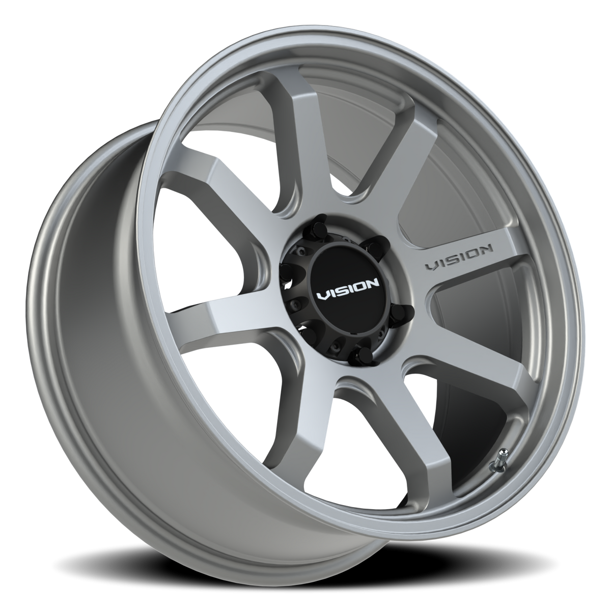 Vision Wheel 351 Satin Grey 20x9 +10 6x139.7mm 106.2mm - Wheelwiz