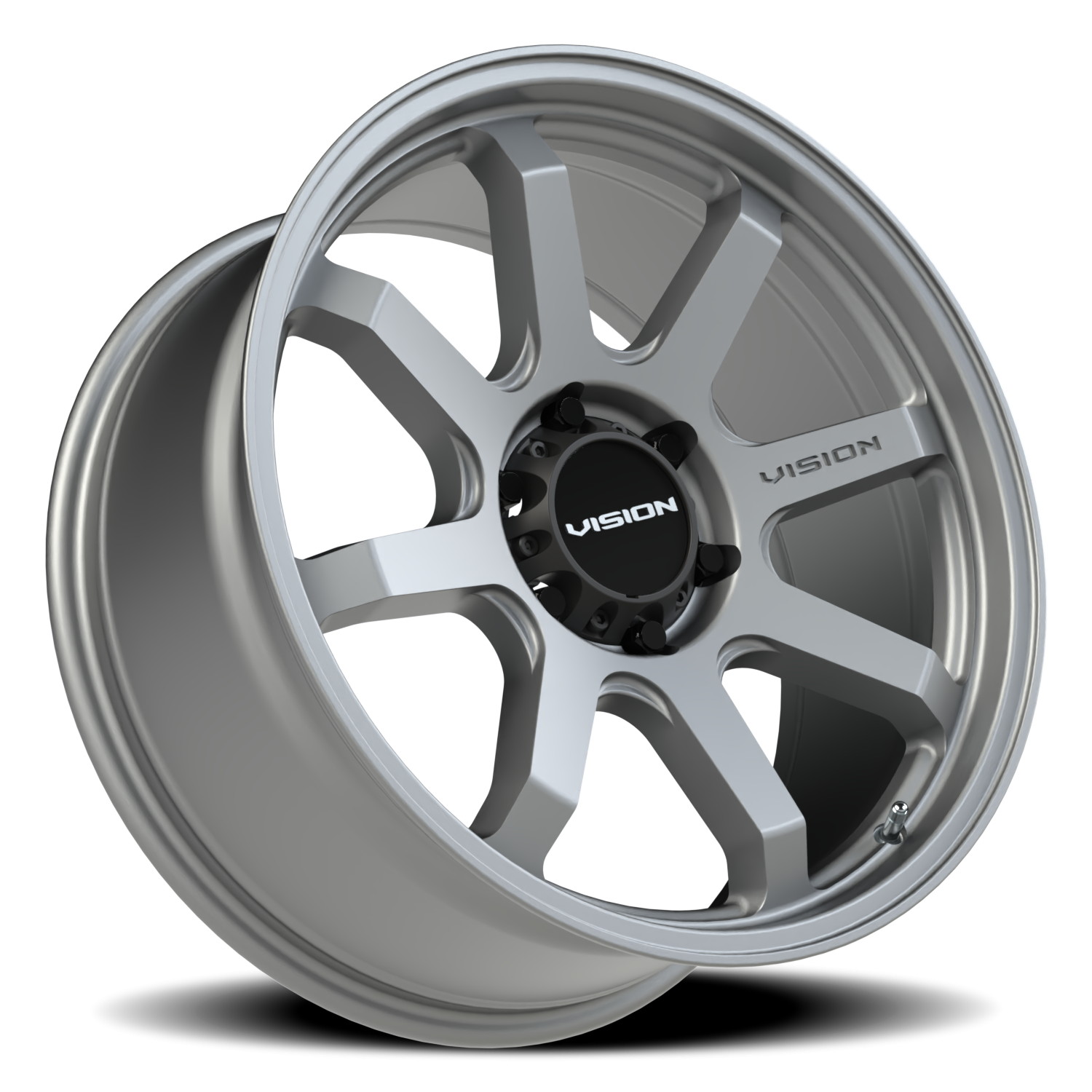 Vision Wheel 351 Satin Grey 20x9 +10 6x139.7mm 106.2mm - Wheelwiz