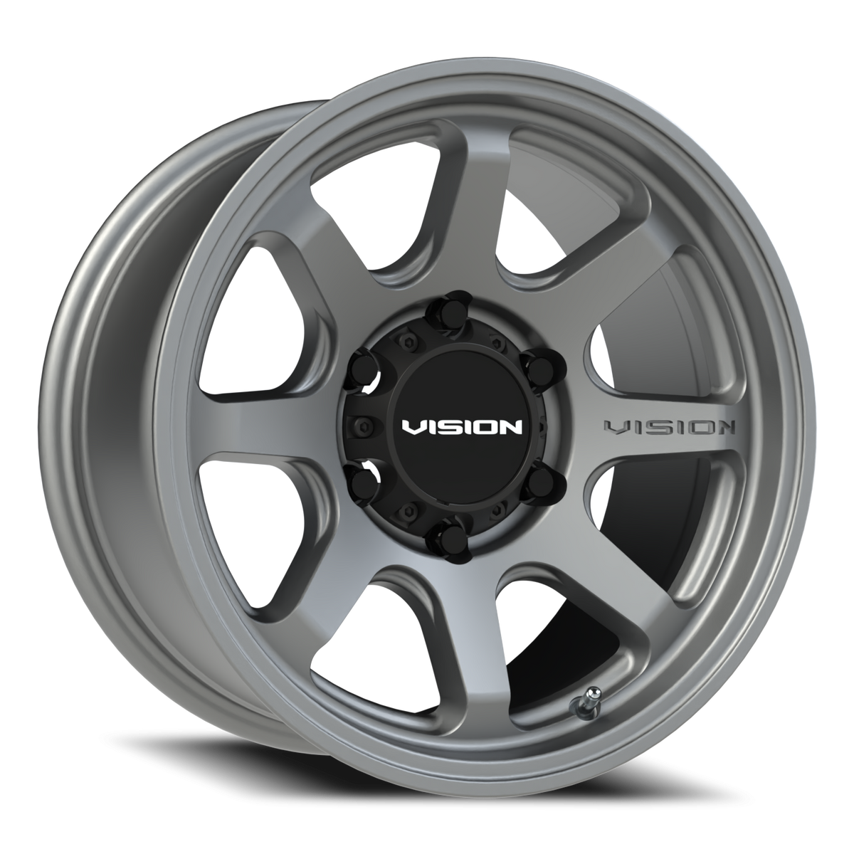 Vision Wheel 351 Satin Grey 16x8 0 6x139.7mm 110mm - Wheelwiz
