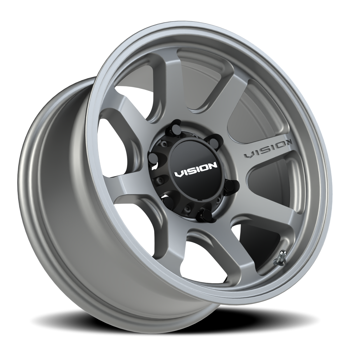 Vision Wheel 351 Satin Grey 16x8 0 6x139.7mm 110mm - Wheelwiz