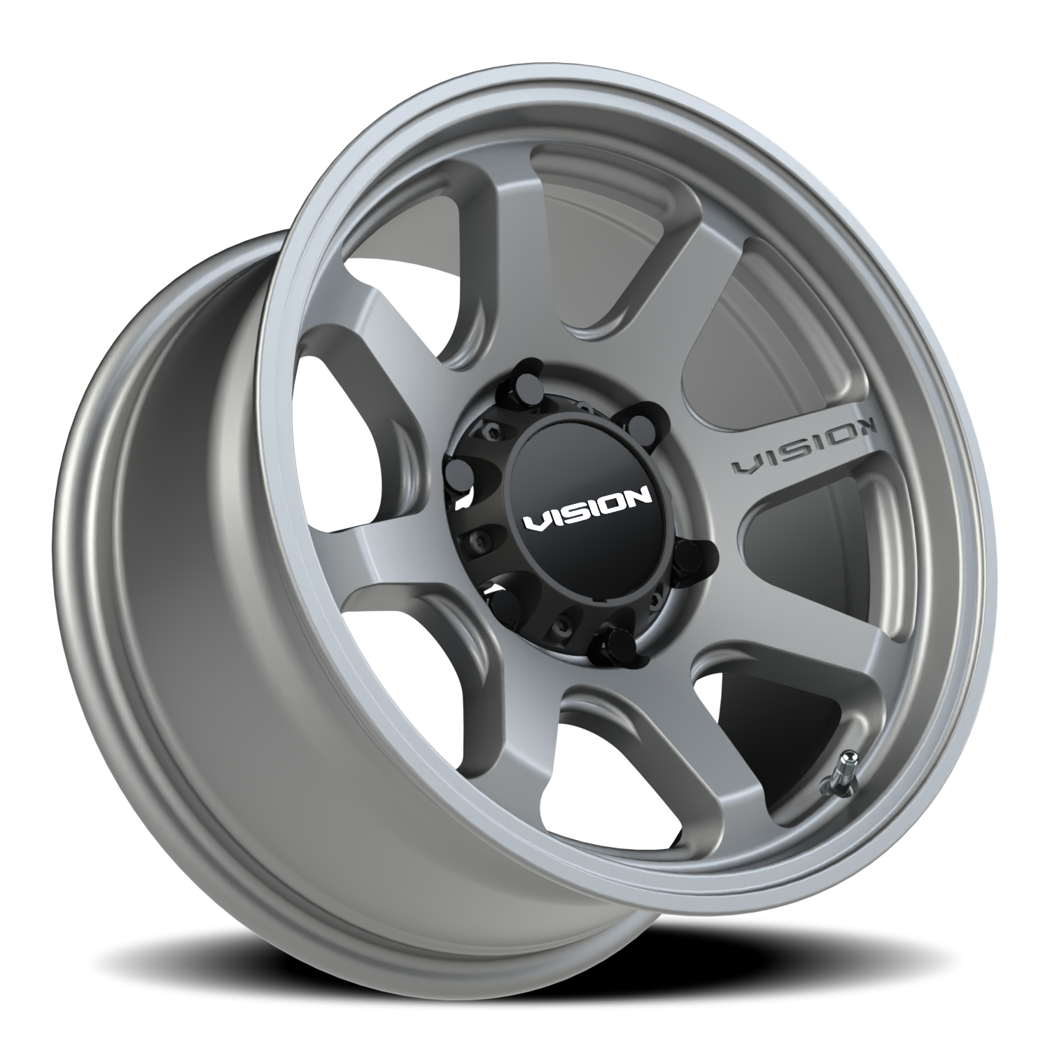 Vision Wheel 351 Satin Grey 16x8 0 6x139.7mm 110mm - Wheelwiz