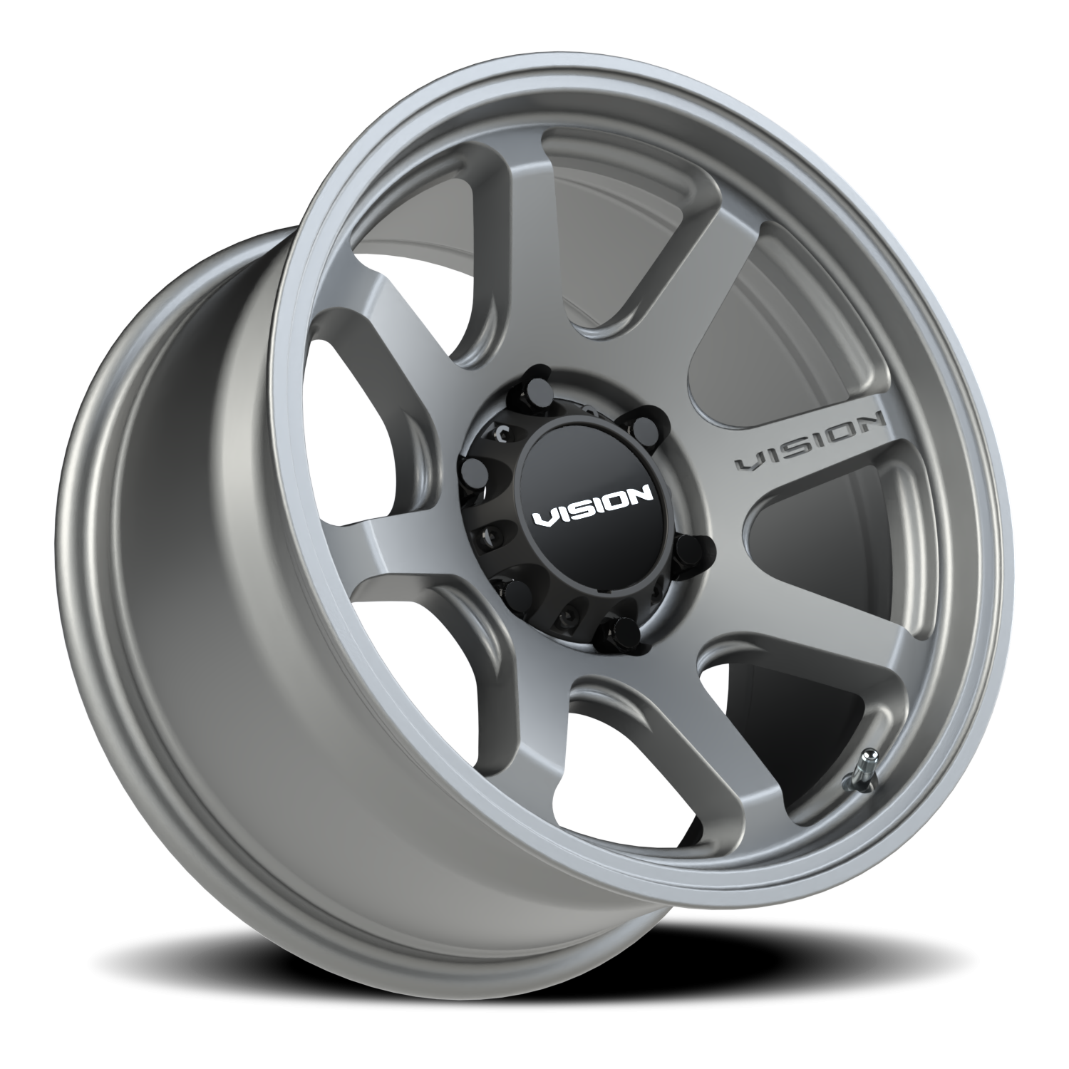 Vision Wheel 351 Satin Grey 17x8.5 +10 6x135mm 87.1mm - Wheelwiz