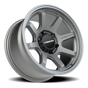 Vision Wheel 351 Satin Grey 17x8.5 -10 6x139.7mm 106.2mm - Wheelwiz