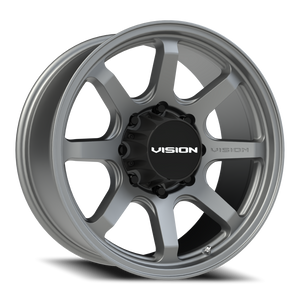 Vision Wheel 351 Satin Grey 20x9 +12 8x170mm 125.2mm - Wheelwiz