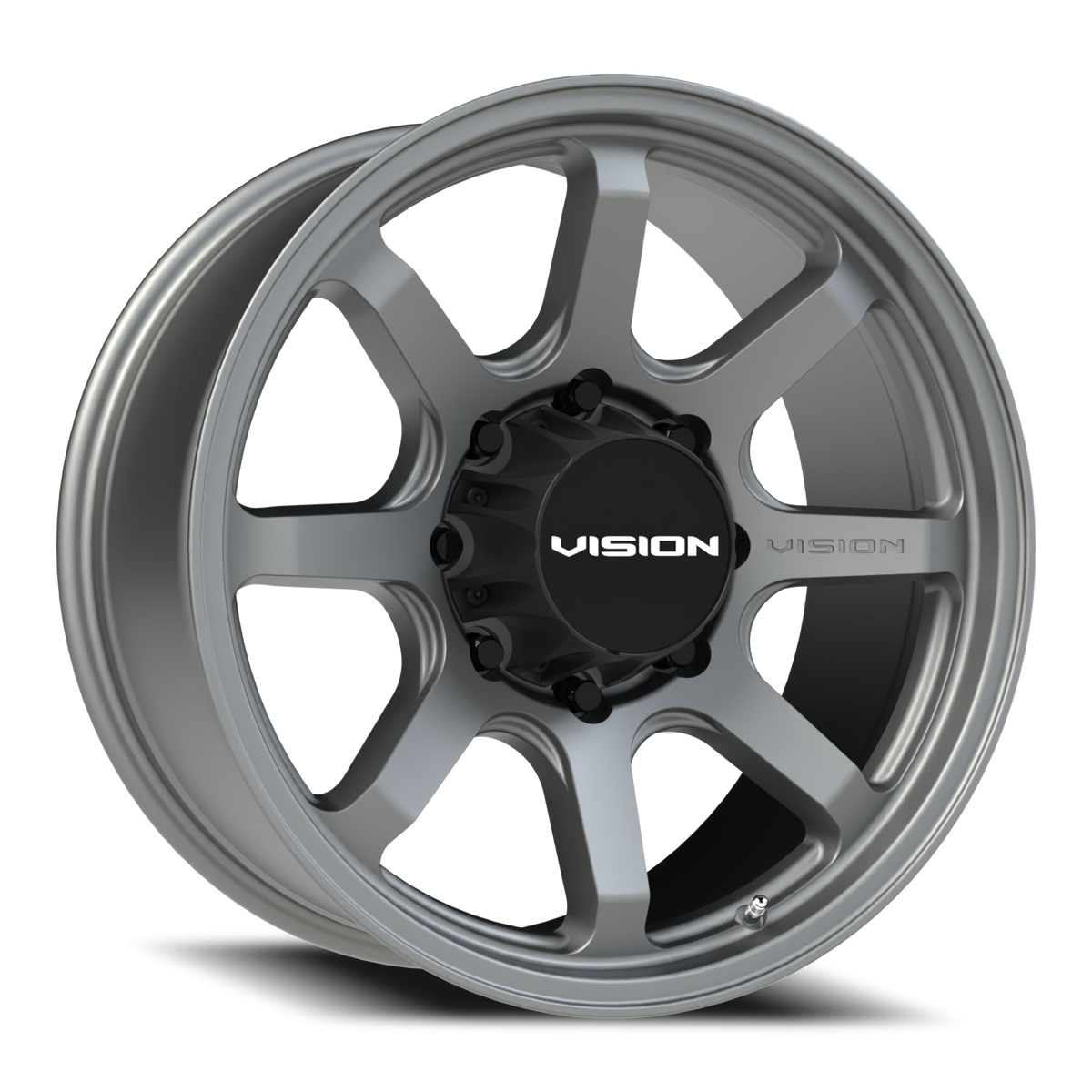 Vision Wheel 351 Satin Grey 20x9 +12 8x165.1mm 125.2mm - Wheelwiz