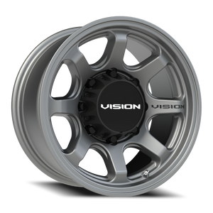 Vision Wheel 351 Satin Grey 16x8 0 8x165.1mm 125.2mm - Wheelwiz