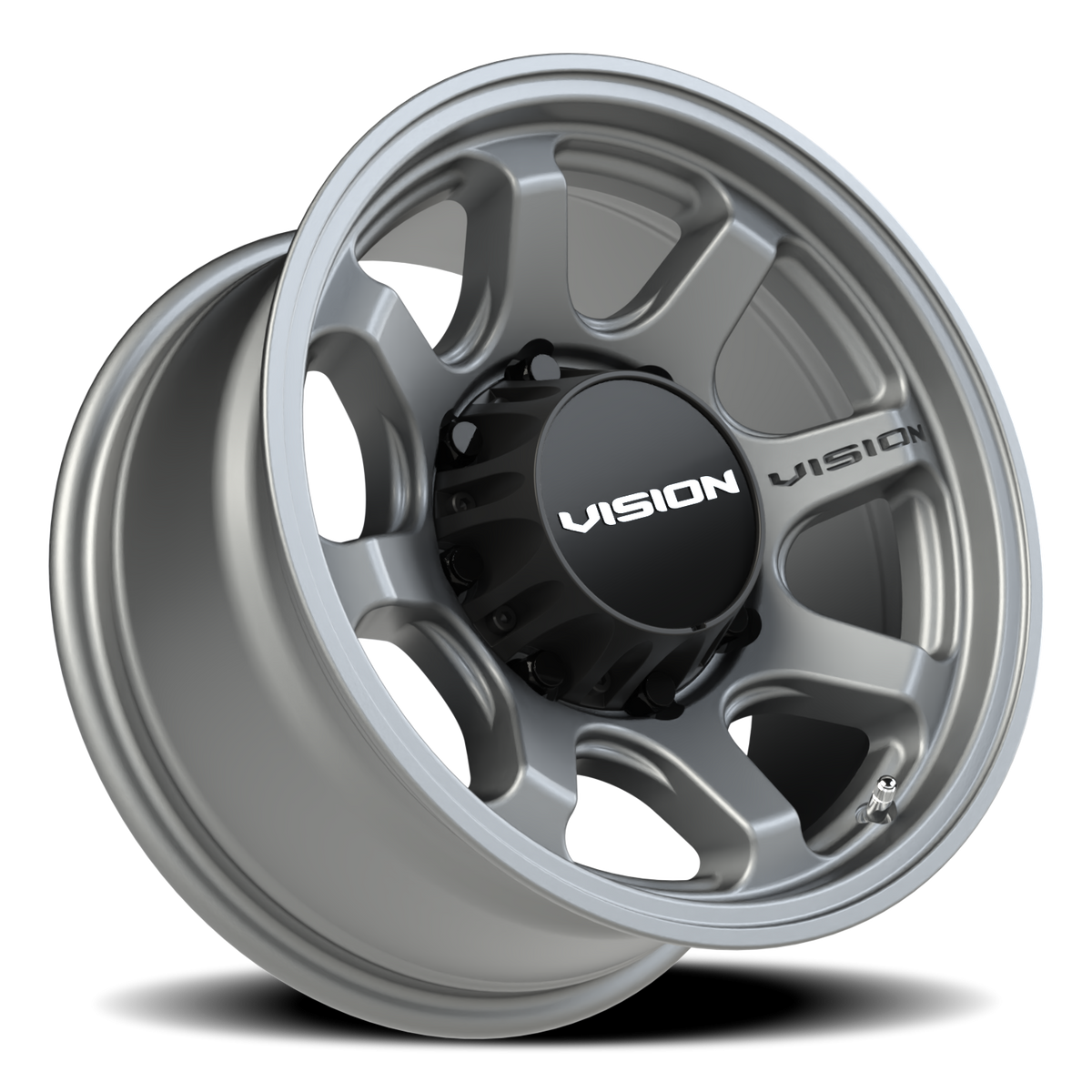 Vision Wheel 351 Satin Grey 16x8 0 8x165.1mm 125.2mm - Wheelwiz
