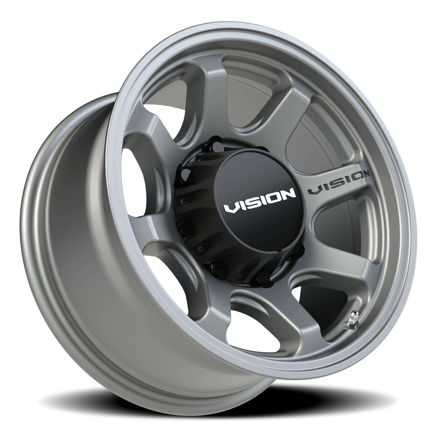 Vision Wheel 351 Satin Grey 16x8 0 8x165.1mm 125.2mm - Wheelwiz