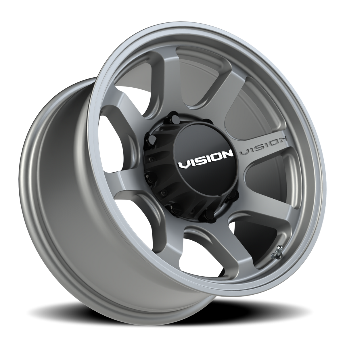 Vision Wheel 351 Satin Grey 17x9 0 8x165.1mm 125.2mm - Wheelwiz