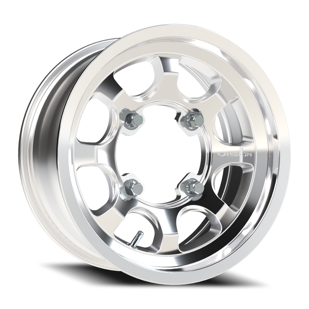 Vision Wheel 351 Machined 15x10 0 4x136mm 110.5mm - Wheelwiz