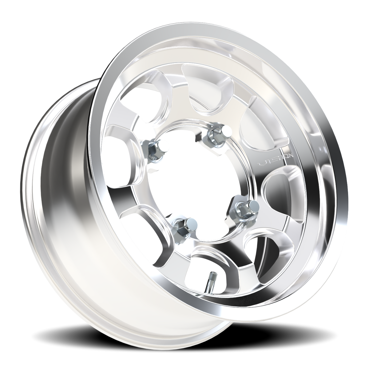 Vision Wheel 351 Machined 15x10 0 4x136mm 110.5mm - Wheelwiz