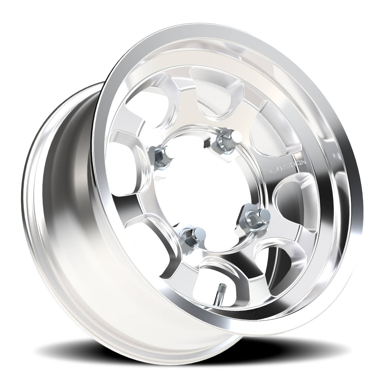 Vision Wheel 351 Machined 15x10 0 4x136mm 110.5mm - Wheelwiz