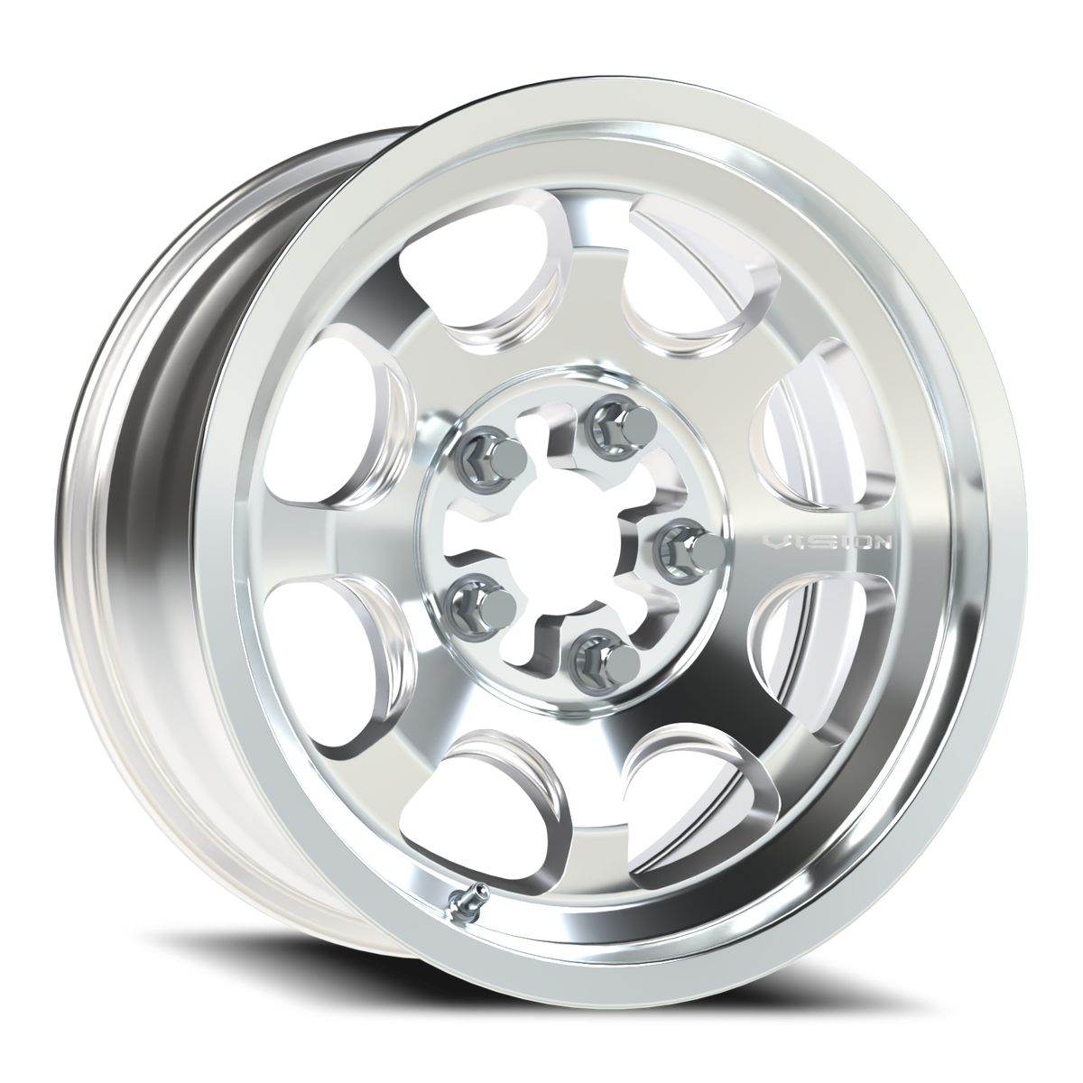Vision Wheel 351 Machined 15x6 +26 5x114.3mm 68mm - Wheelwiz