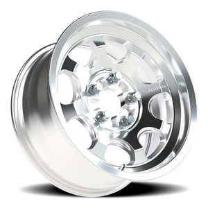 Vision Wheel 351 Machined 15x6 +26 5x114.3mm 68mm - Wheelwiz