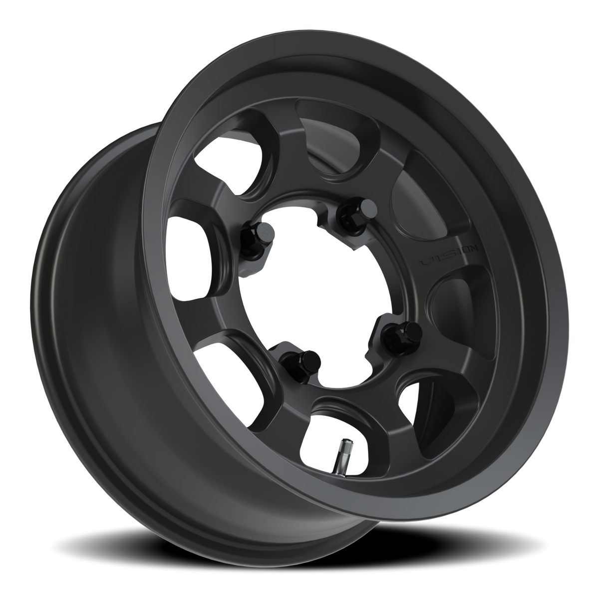 Vision Wheel 351 Satin Black 15x7 +13 4x136mm 110.5mm - Wheelwiz