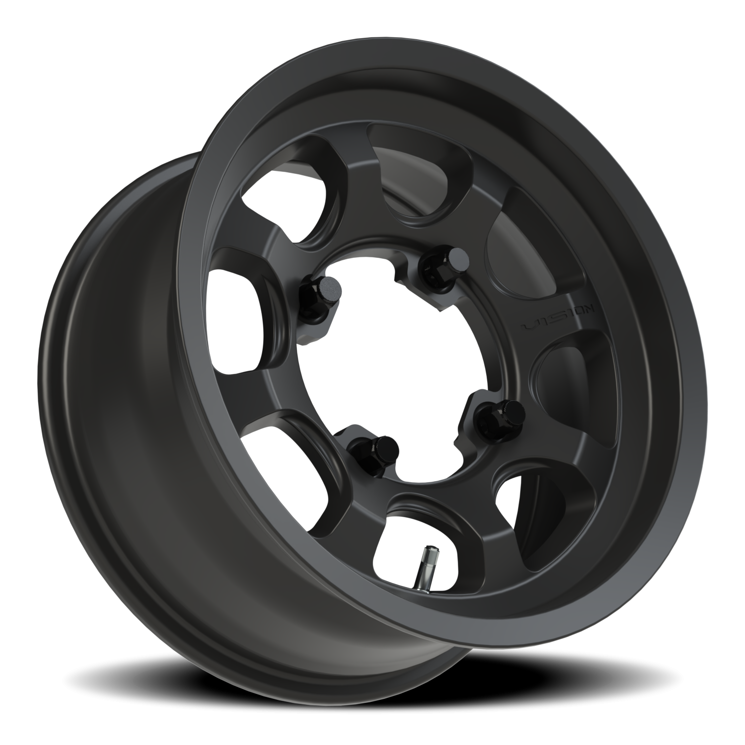 Vision Wheel 351 Satin Black 15x10 0 4x136mm 110.5mm - Wheelwiz
