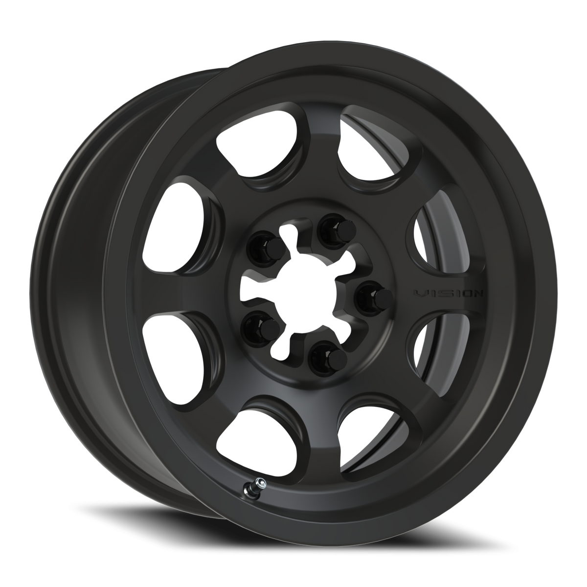 Vision Wheel 351 Satin Black 15x10 0 5x114.3mm 68mm - Wheelwiz
