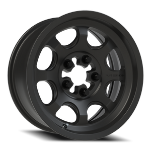 Vision Wheel 351 Satin Black 15x7 +13 5x114.3mm 68mm - Wheelwiz