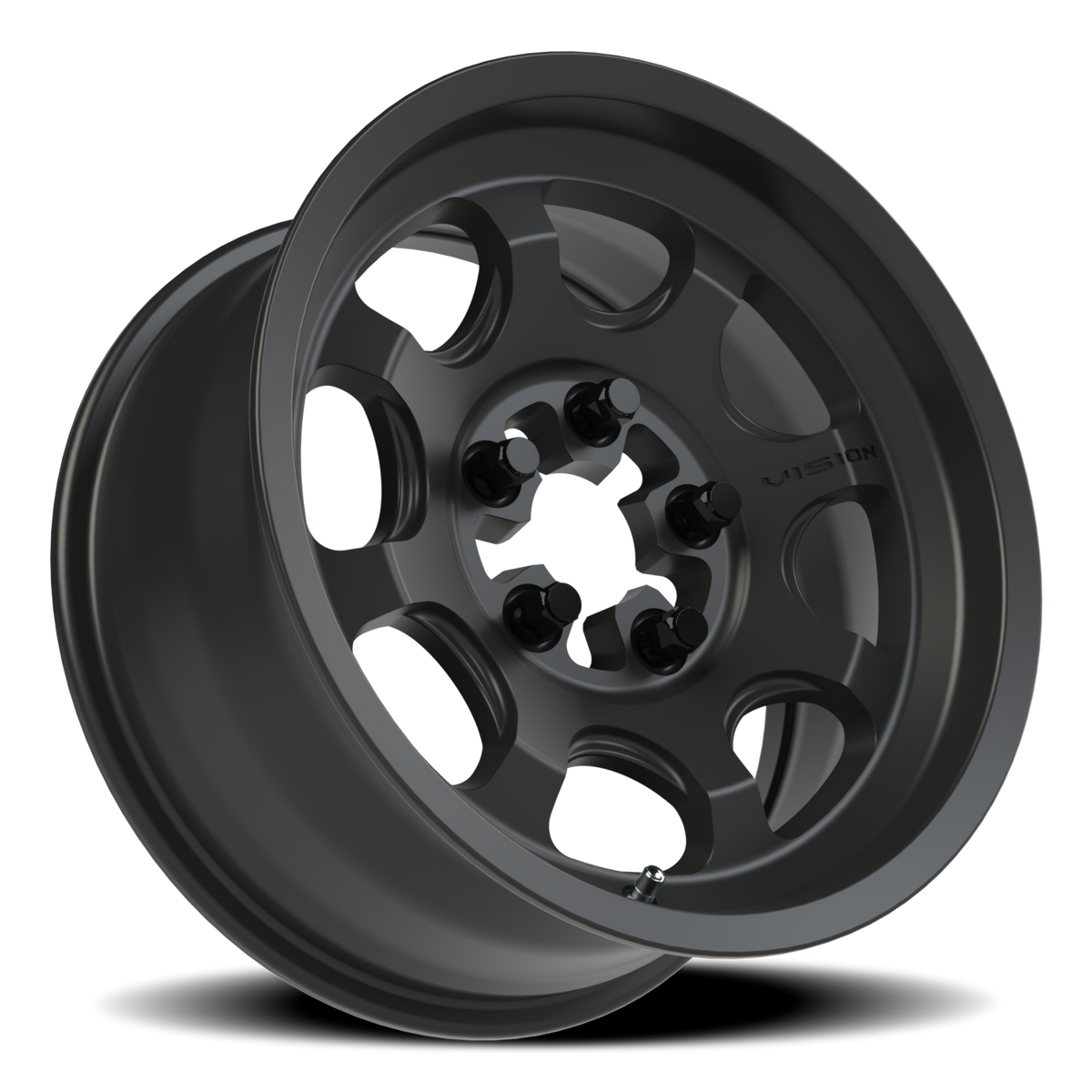Vision Wheel 351 Satin Black 15x7 +13 5x114.3mm 68mm - Wheelwiz
