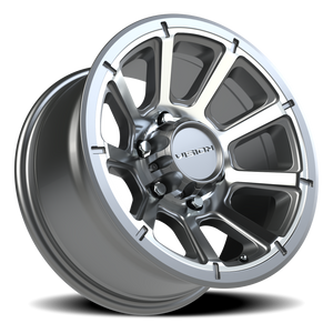 Vision Wheel 353 Gunmetal Machined Face 16x8 0 6x139.7mm 110mm - Wheelwiz