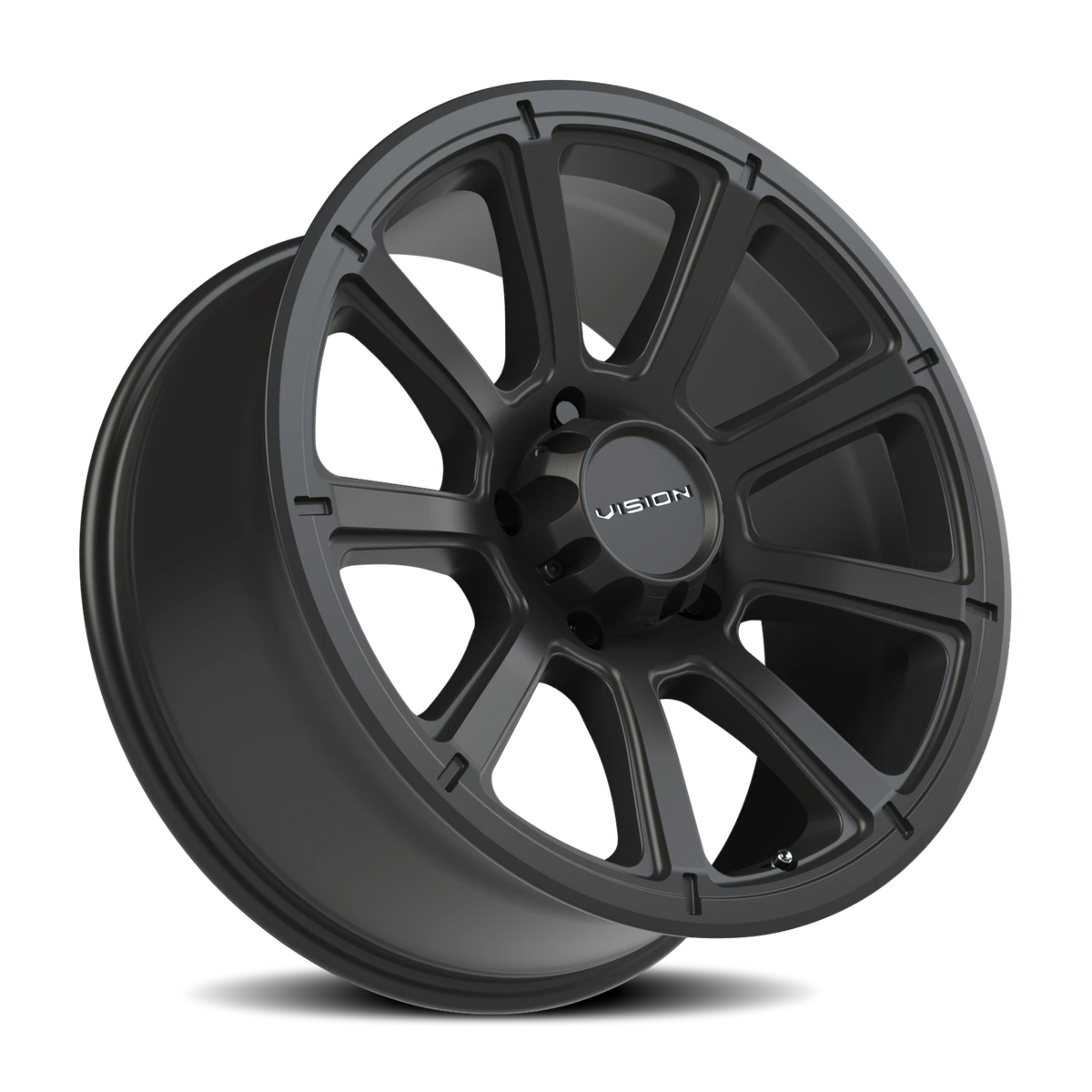 Vision Wheel 353 Matte Black 20x9 +12 5x150mm 110.2mm - Wheelwiz