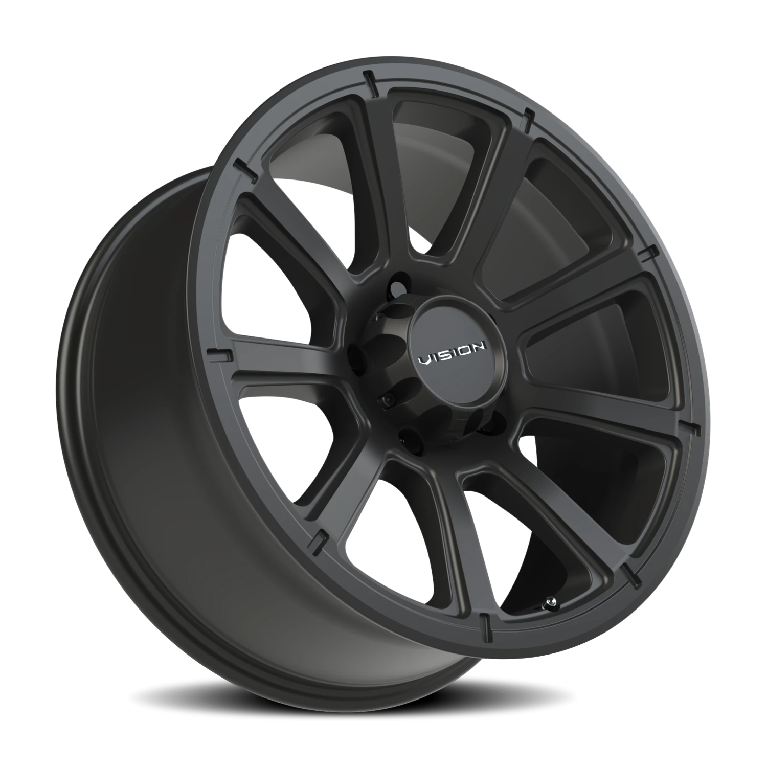 Vision Wheel 353 Matte Black 20x9 +12 5x150mm 110.2mm - Wheelwiz