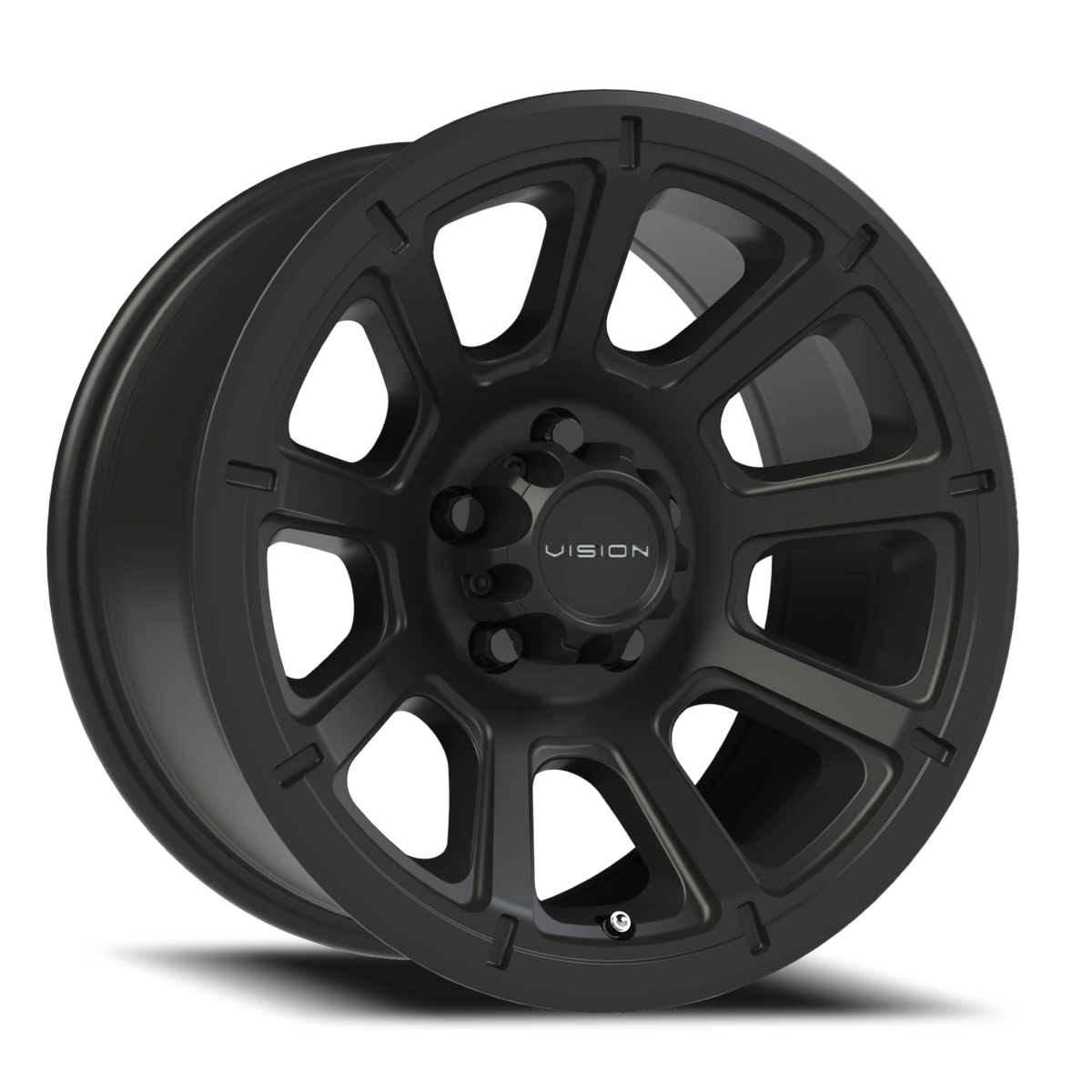 Vision Wheel 353 Matte Black 16x8 0 5x114.3mm 83mm - Wheelwiz