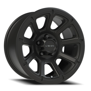 Vision Wheel 353 Matte Black 16x8 0 5x114.3mm 83mm - Wheelwiz