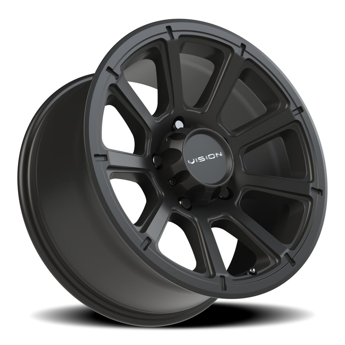 Vision Wheel 353 Matte Black 18x9 +12 5x150mm 110.2mm - Wheelwiz