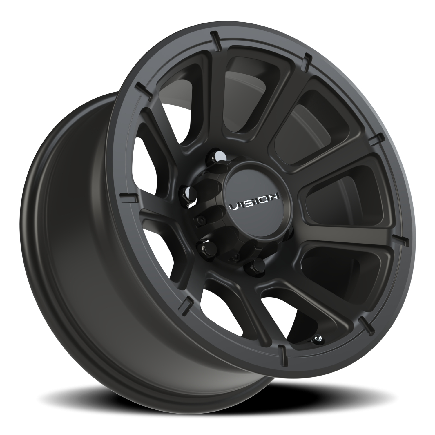 Vision Wheel 353 Matte Black 16x8 0 6x139.7mm 110mm - Wheelwiz