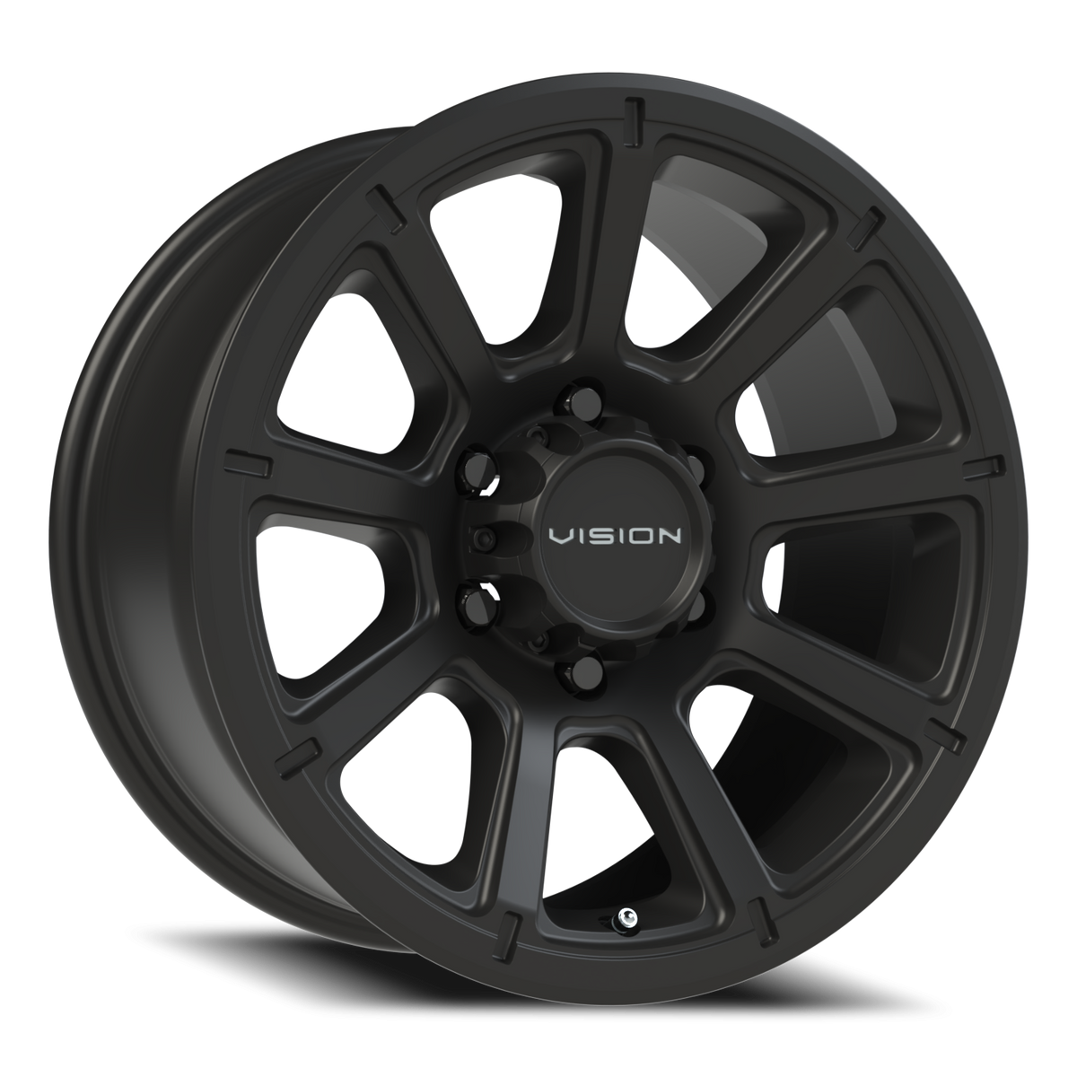 Vision Wheel 353 Matte Black 17x8.5 +18 6x139.7mm 106.2mm - Wheelwiz