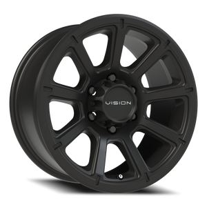 Vision Wheel 353 Matte Black 17x8.5 +18 6x139.7mm 106.2mm - Wheelwiz
