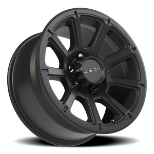Vision Wheel 353 Matte Black 17x8.5 +18 6x139.7mm 106.2mm - Wheelwiz