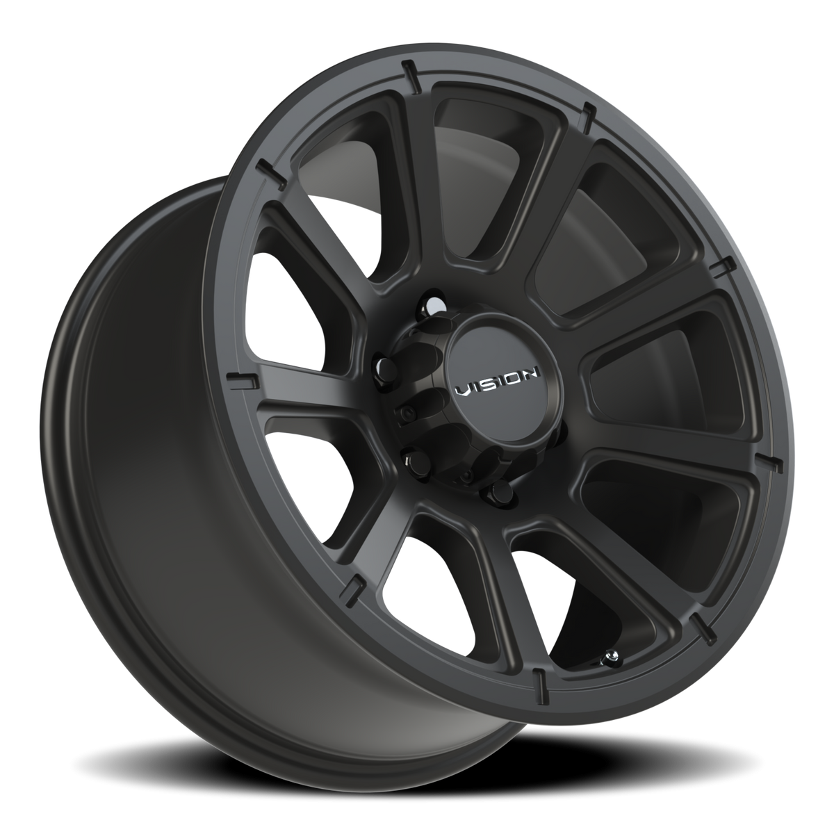 Vision Wheel 353 Matte Black 18x9 +18 6x139.7mm 106.2mm - Wheelwiz