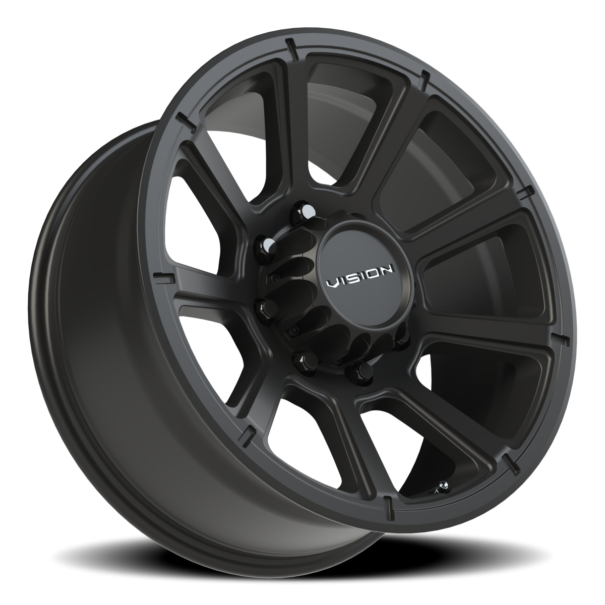 Vision Wheel 353 Matte Black 20x9 +12 8x170mm 125.2mm - Wheelwiz