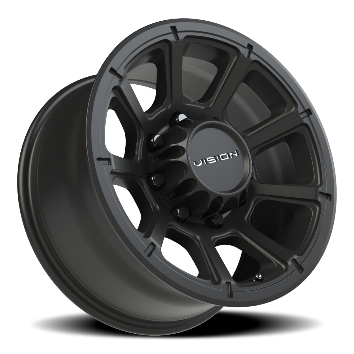 Vision Wheel 353 Matte Black 17x8.5 +18 8x170mm 125.2mm - Wheelwiz