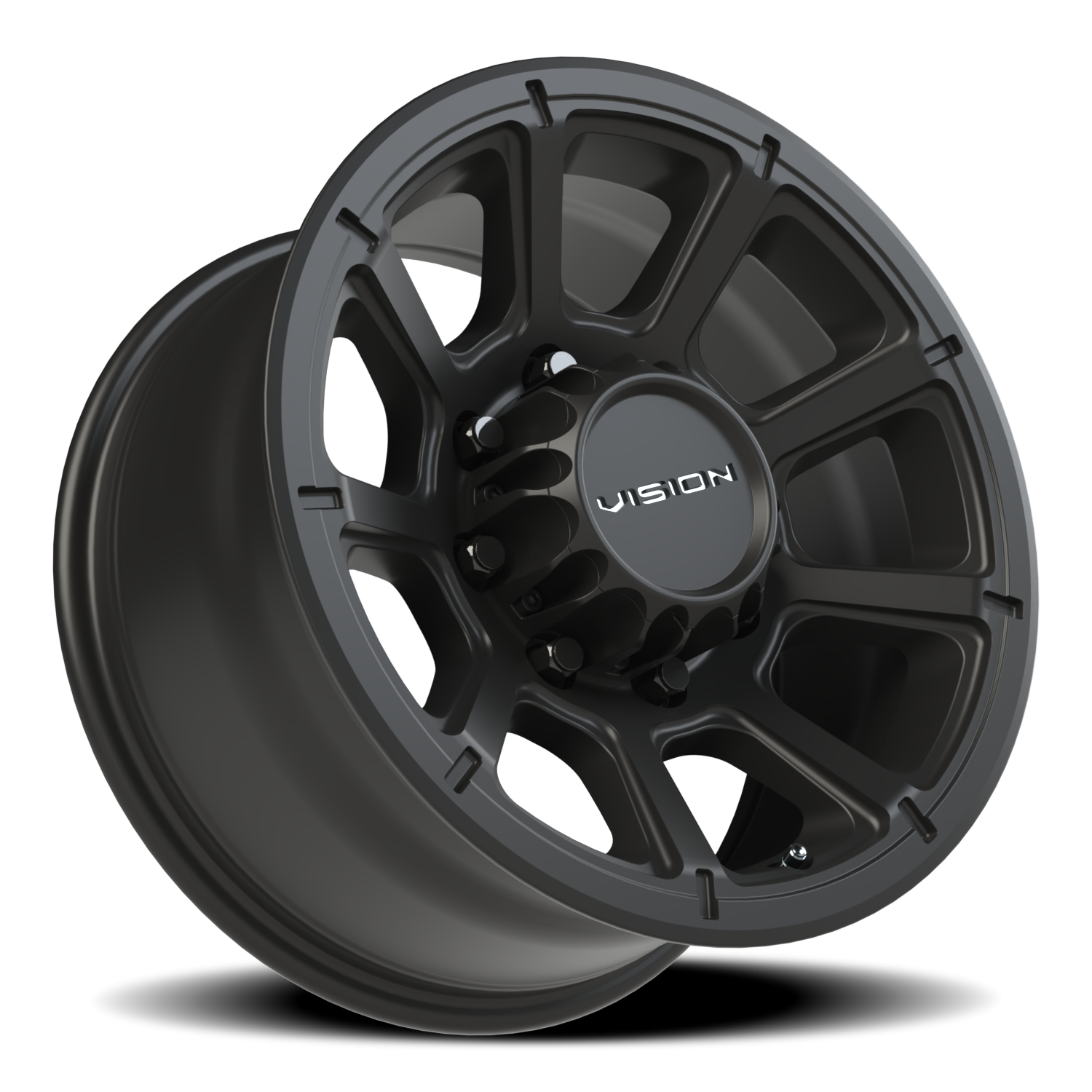 Vision Wheel 353 Matte Black 17x8.5 +18 8x170mm 125.2mm - Wheelwiz