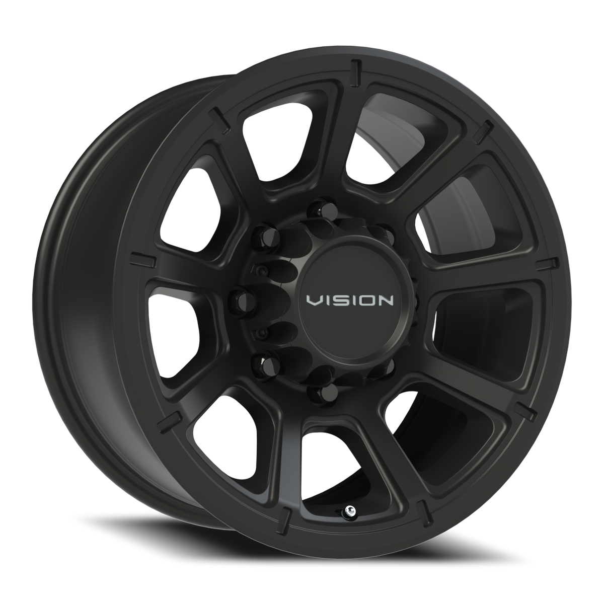 Vision Wheel 353 Matte Black 17x8.5 +18 8x165.1mm 125.2mm - Wheelwiz