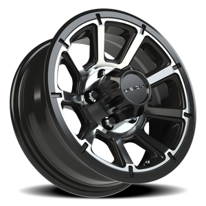 Vision Wheel 353 Gloss Black Machined Face 14x5.5 0 5x114.3mm 83mm - Wheelwiz