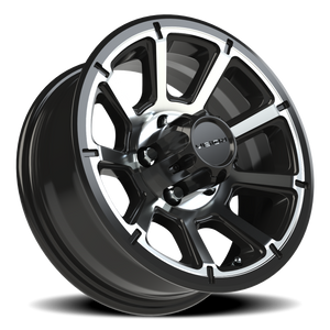 Vision Wheel 353 Gloss Black Machined Face 15x6 0 5x114.3mm 83mm - Wheelwiz
