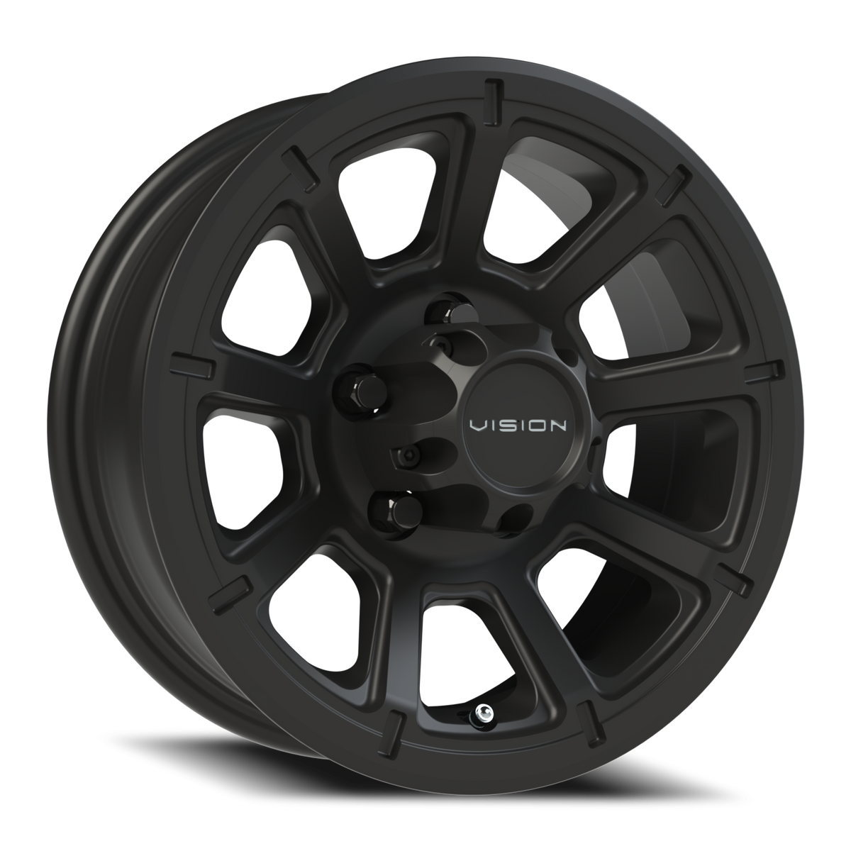 Vision Wheel 353 Matte Black 14x5.5 0 5x114.3mm 83mm - Wheelwiz