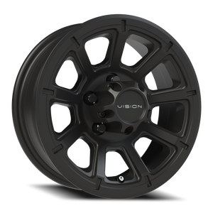 Vision Wheel 353 Matte Black 14x5.5 0 5x114.3mm 83mm - Wheelwiz