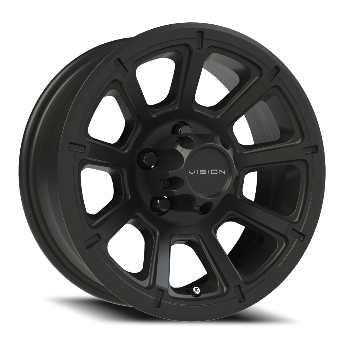 Vision Wheel 353 Matte Black 15x6 0 5x114.3mm 83mm - Wheelwiz