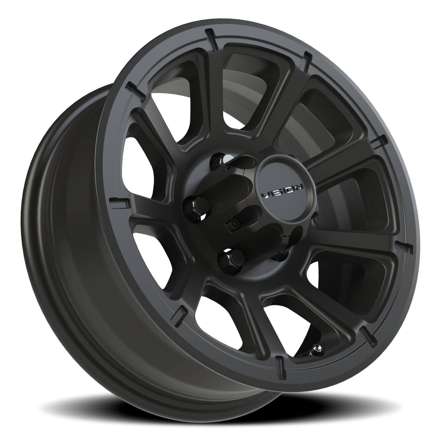 Vision Wheel 353 Matte Black 15x6 0 5x114.3mm 83mm - Wheelwiz